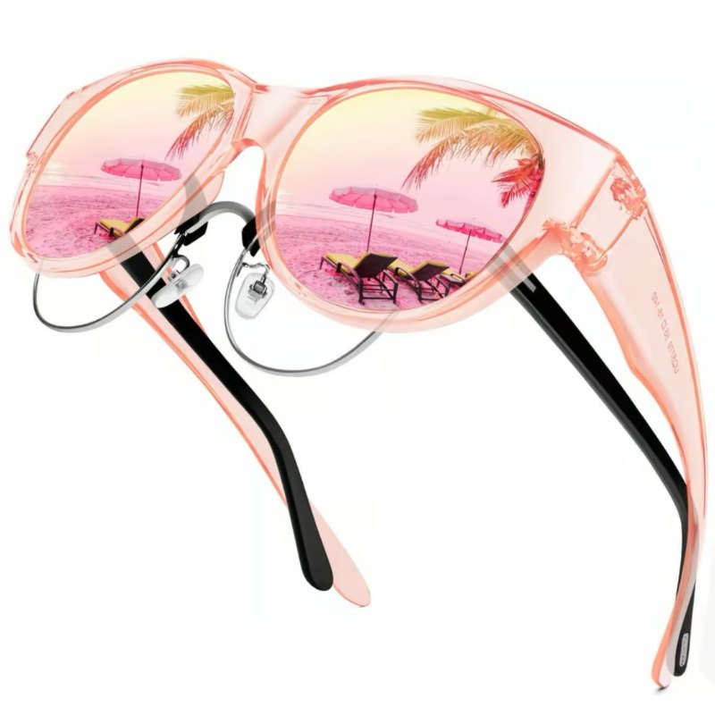 New Polarized UV400 Protection Trendy Round Cat-eye Sunglasses