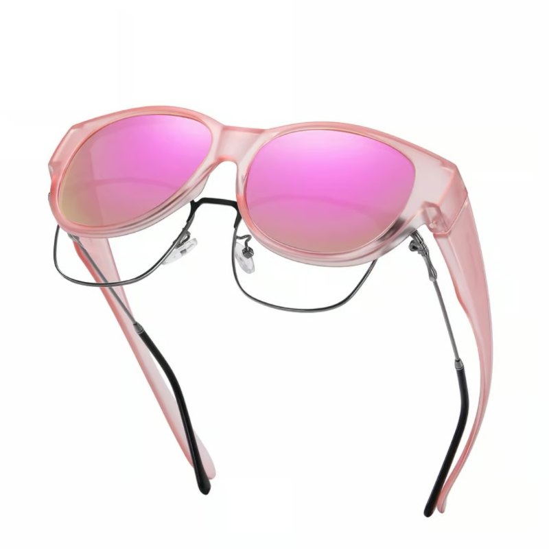 New Polarized UV400 Protection Trendy Round Cat-eye Sunglasses