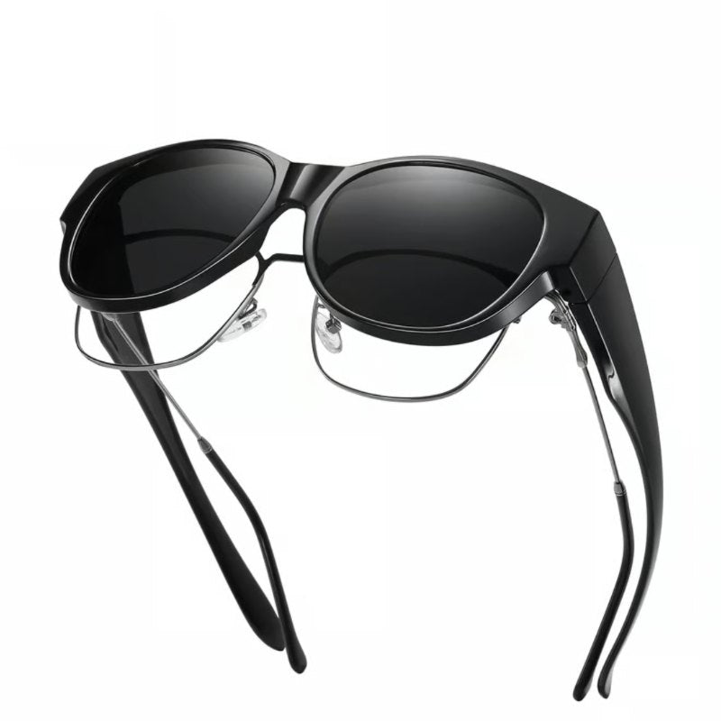 New Polarized UV400 Protection Trendy Round Cat-eye Sunglasses