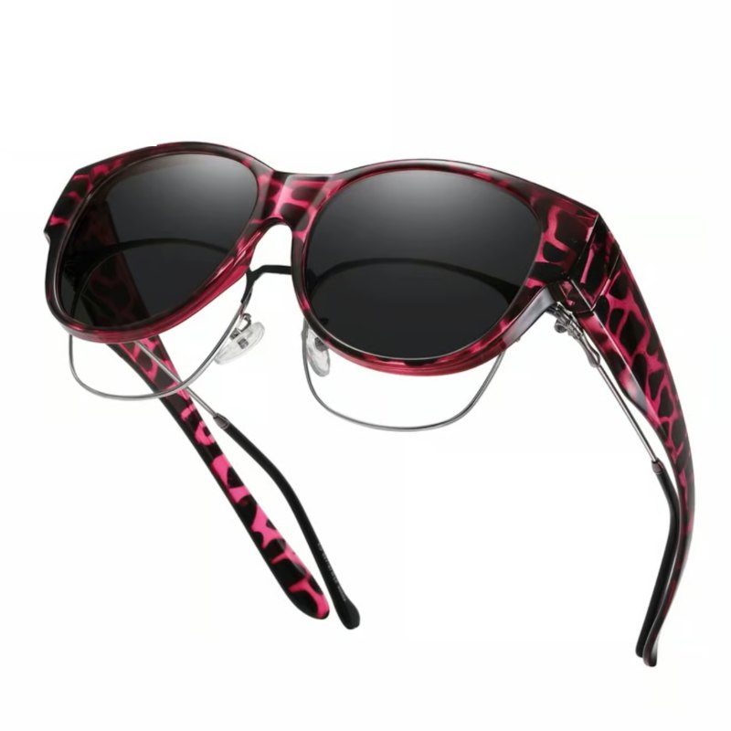 New Polarized UV400 Protection Trendy Round Cat-eye Sunglasses