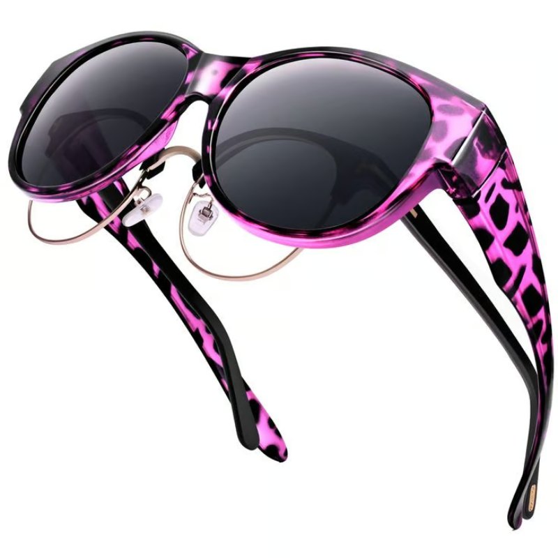New Polarized UV400 Protection Trendy Round Cat-eye Sunglasses
