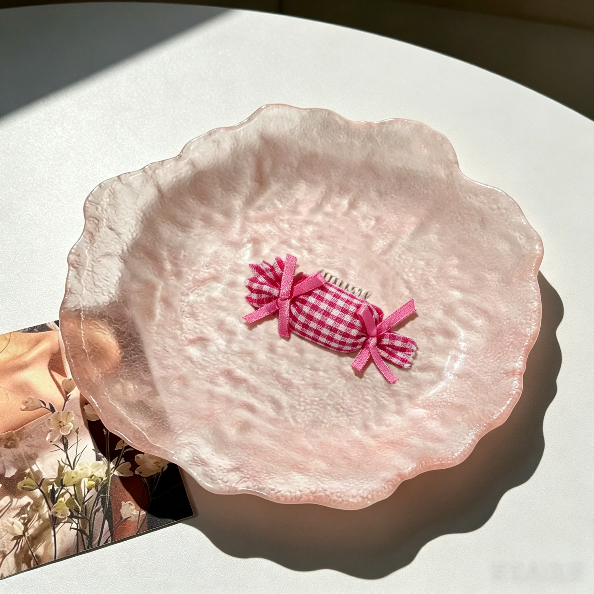 Pink Canday Handmade Pet Hair Clips