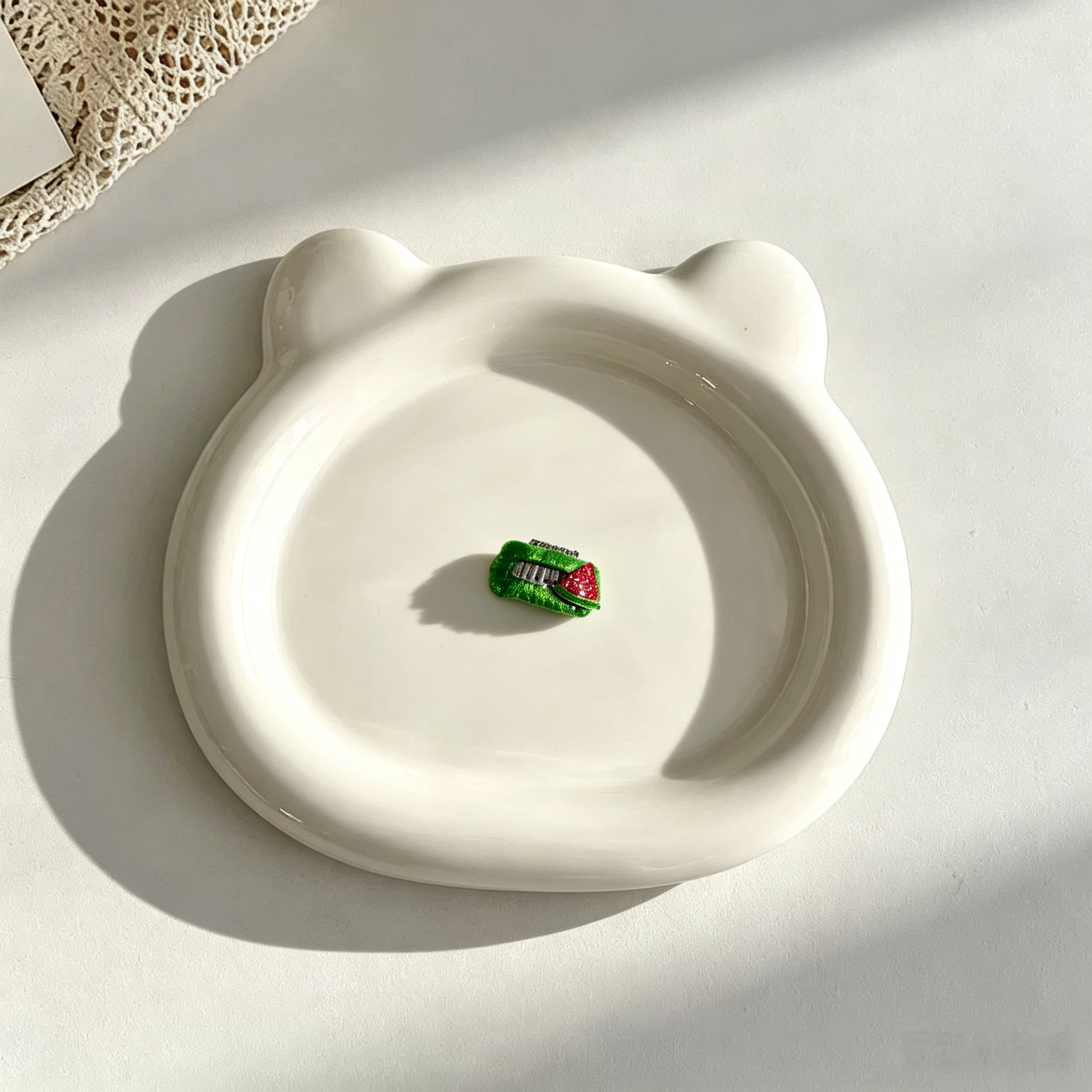 6pcs Cute Handmade Fruit Embroidery Pet Hair Clips