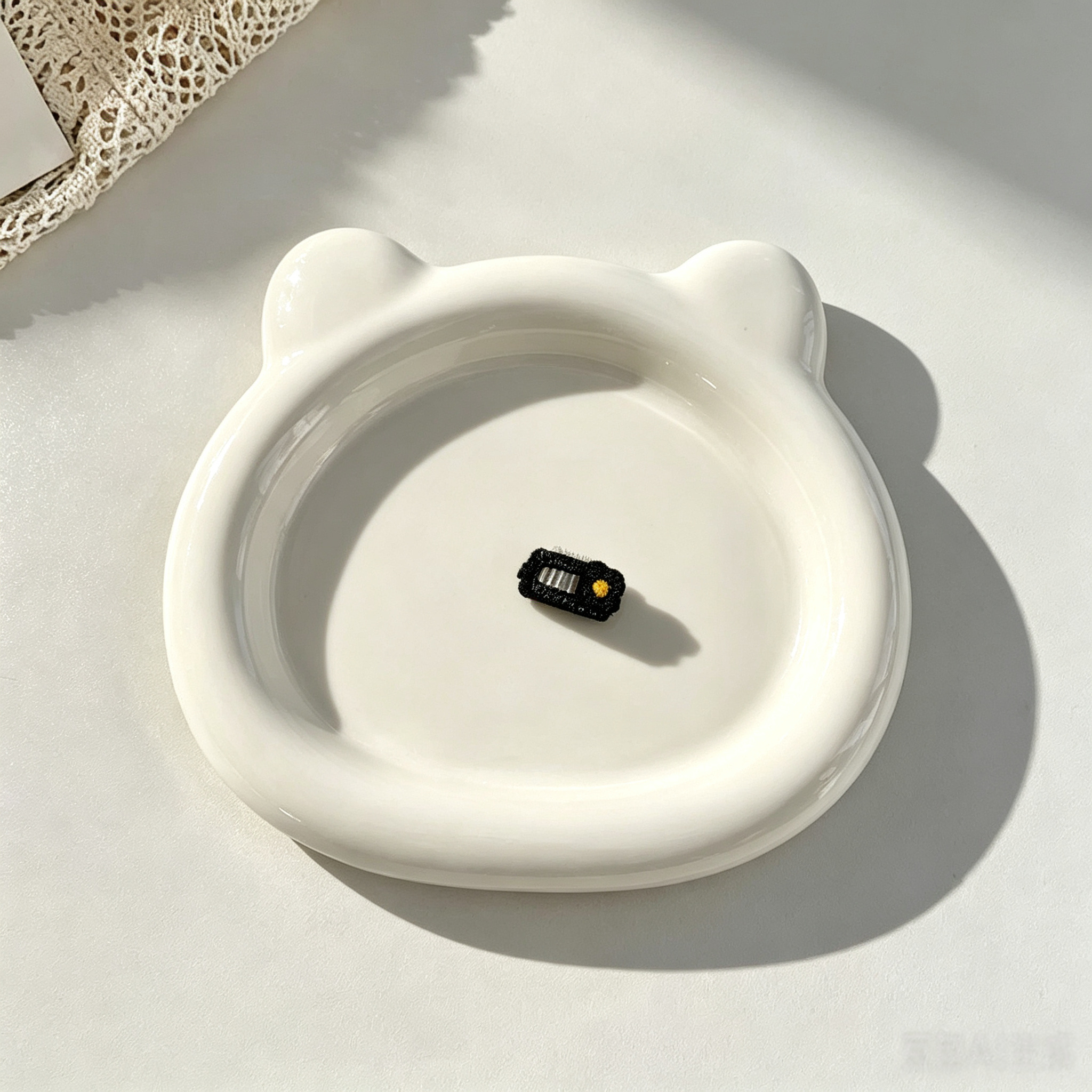 Handmade Embroidery Daisy Flower Pet Hair Clips