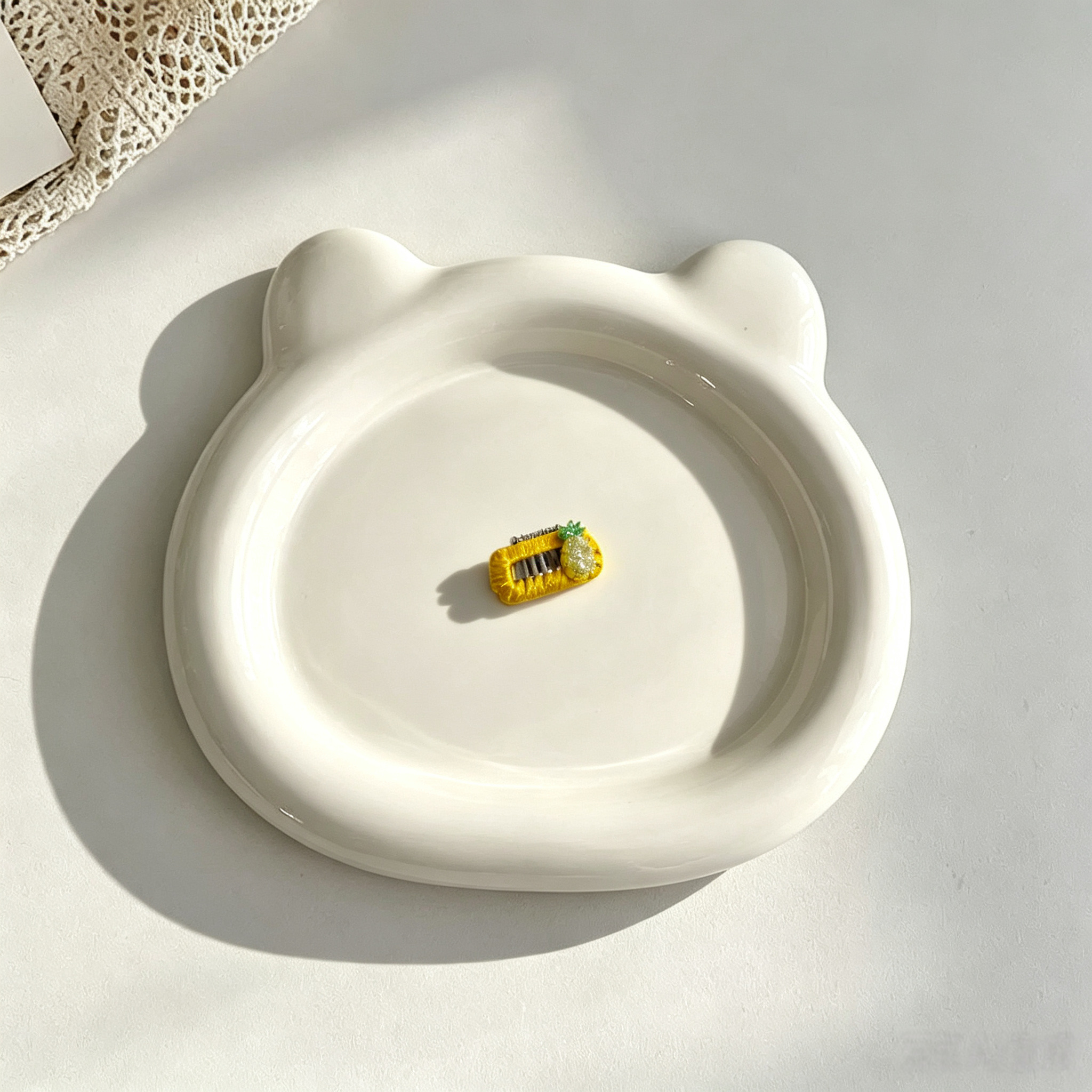 6pcs Cute Handmade Fruit Embroidery Pet Hair Clips