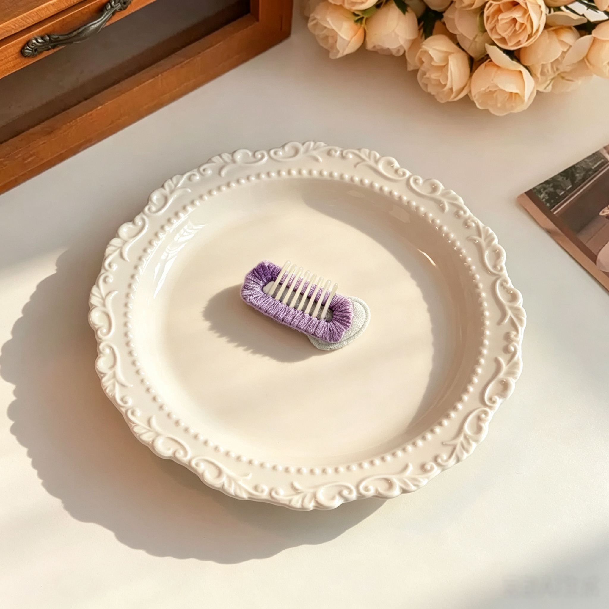 Purple Series Handmade Pet Hair Clips 