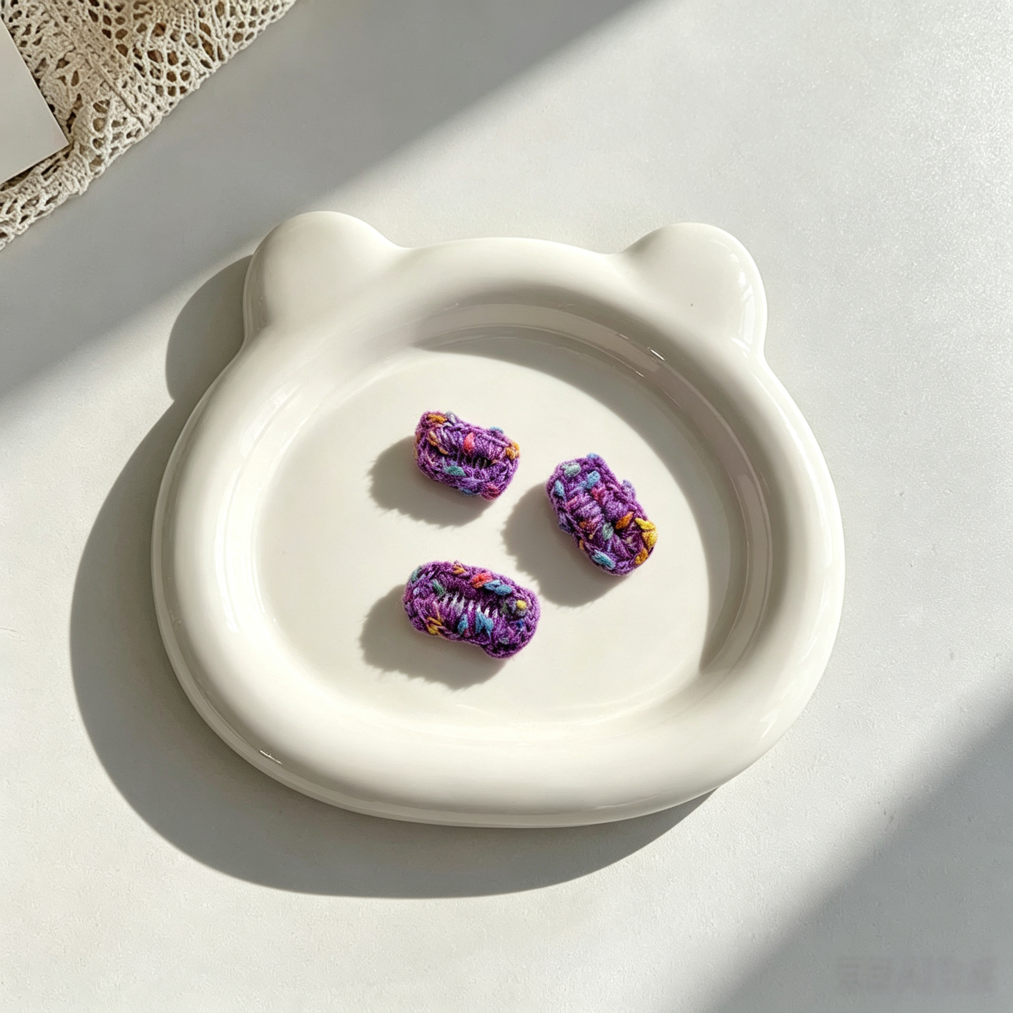 Purple Series Handmade Pet Hair Clips