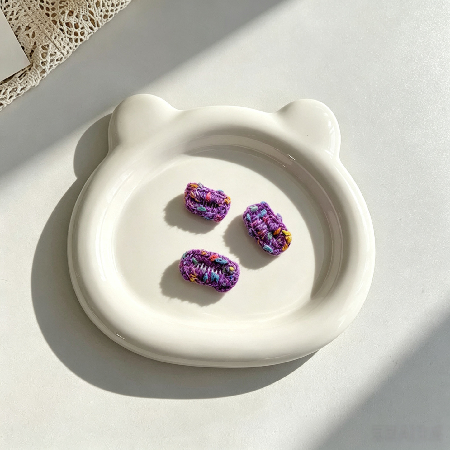 Purple Series Handmade Pet Hair Clips