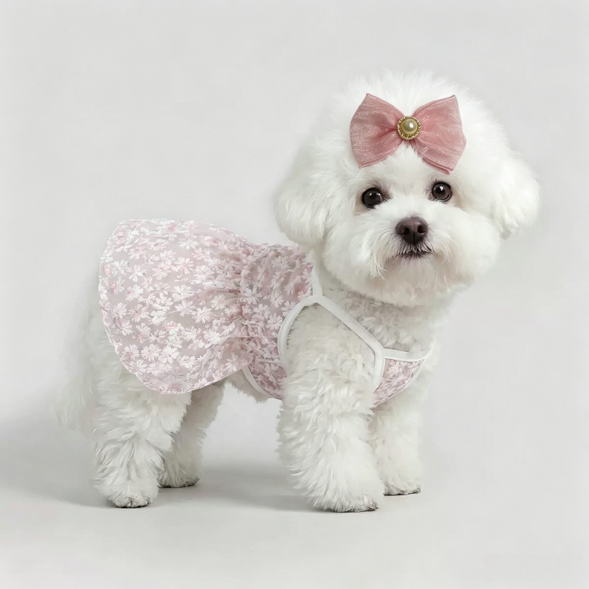 Pink Sweet Handmade Pet Hair Clips