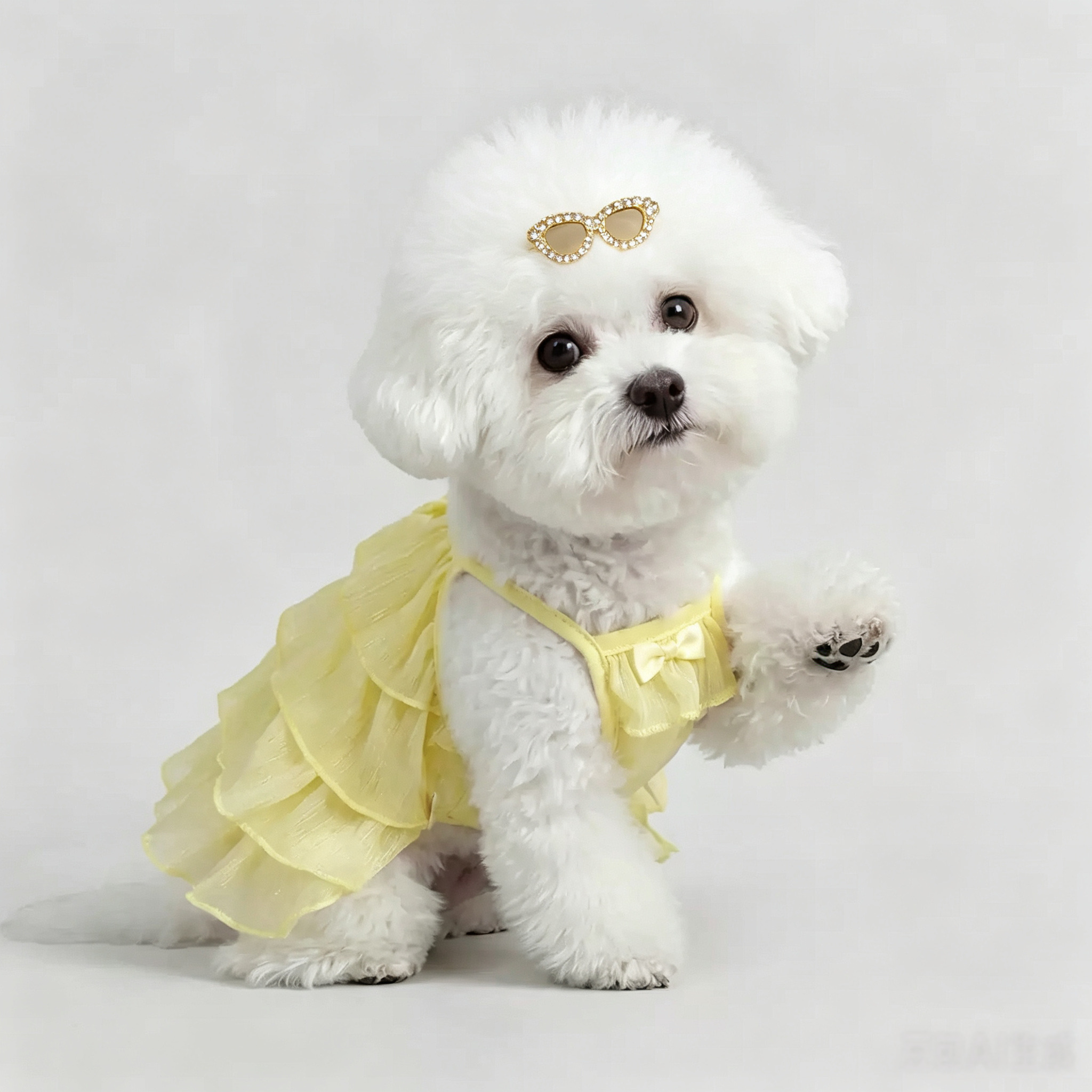Shiny Rhinestone Handmade Pet Hair Clips