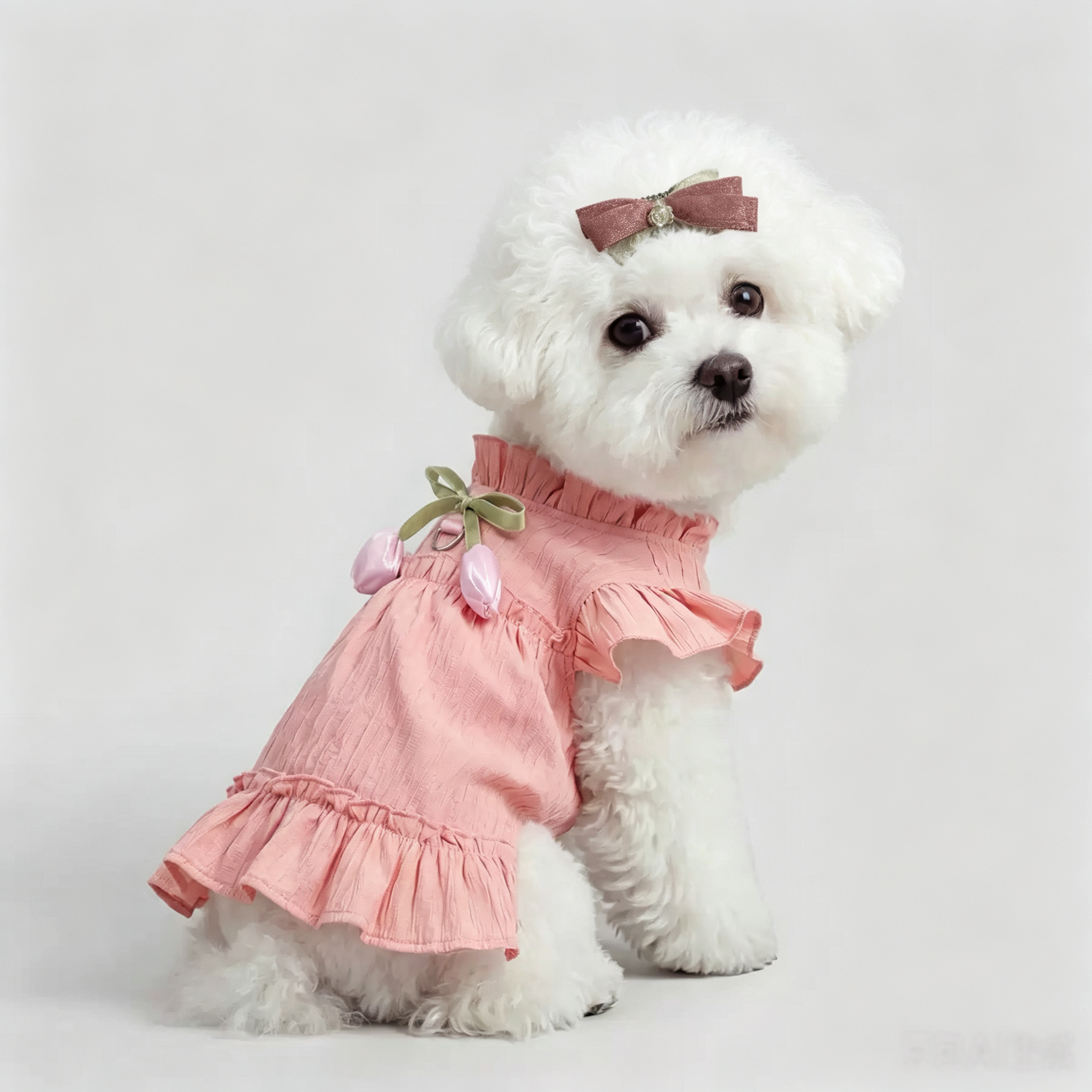 Pink Sweet Handmade Pet Hair Clips