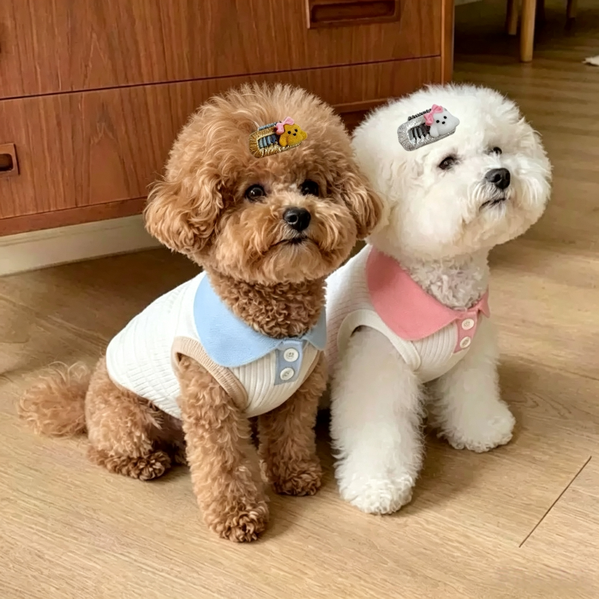 Cute 3D Puppy Dog Head Pet Hair Clips