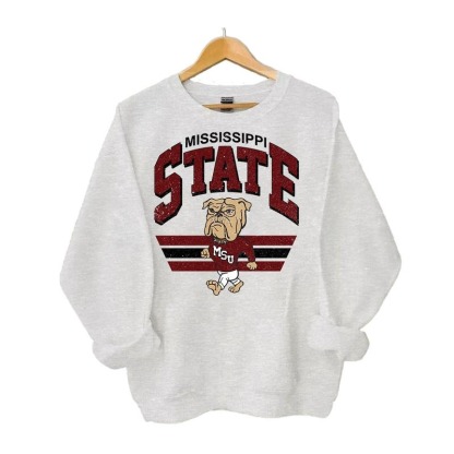Retro College Football Mascot T-shirt Crewneck Sweatshirt