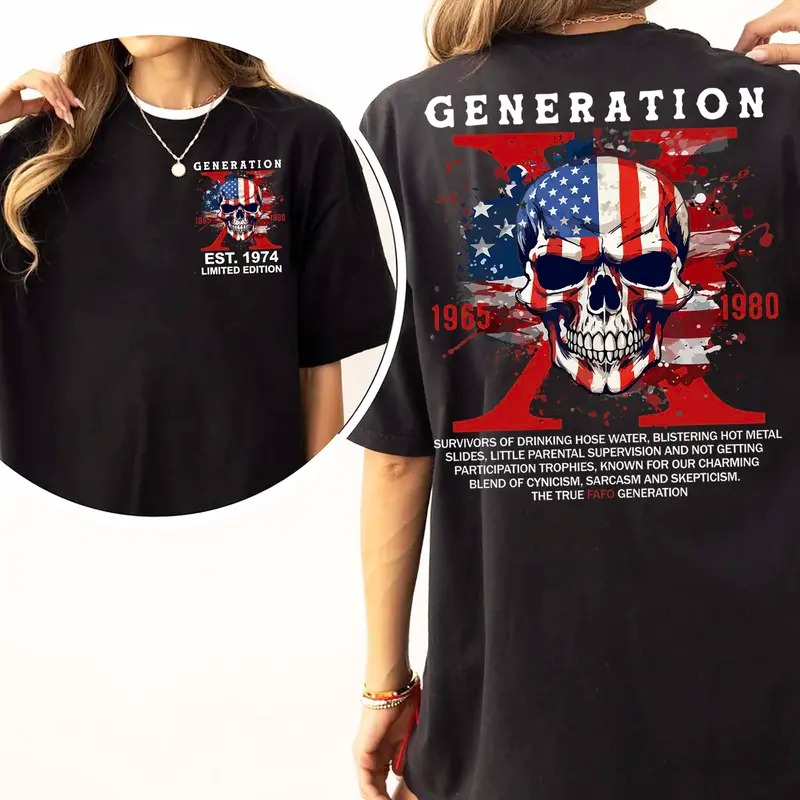 Customize Year Gen X Shirt Raised On Hose Water And Neglect T-Shirt