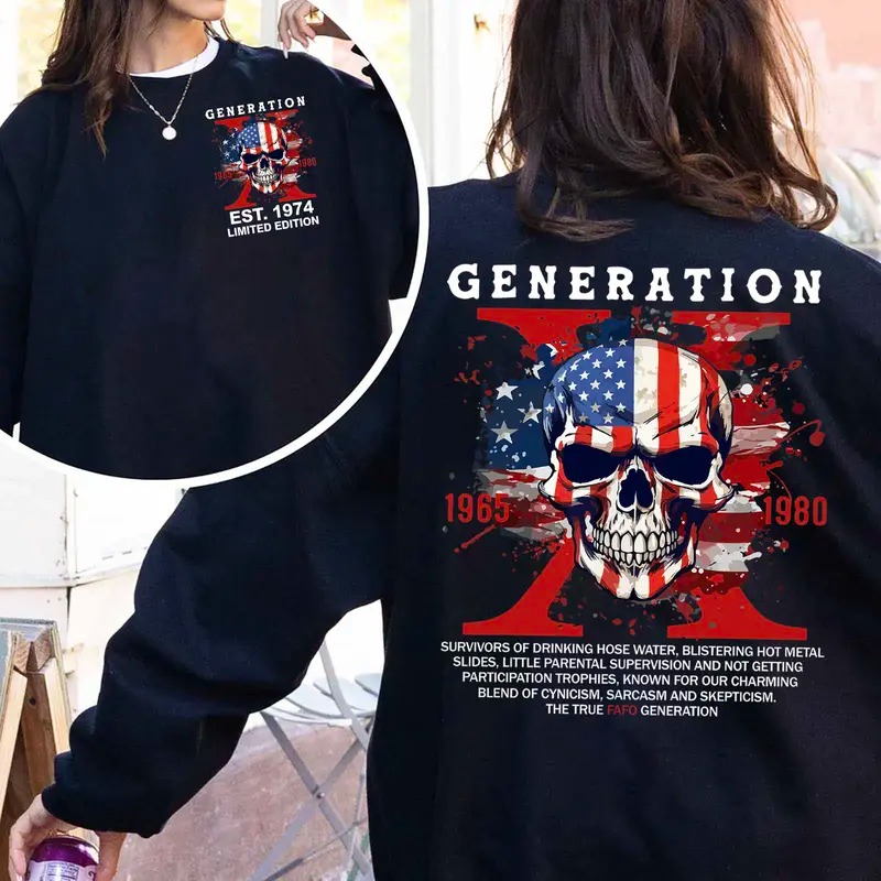 Customize Year Gen X Shirt Raised On Hose Water And Neglect T-Shirt