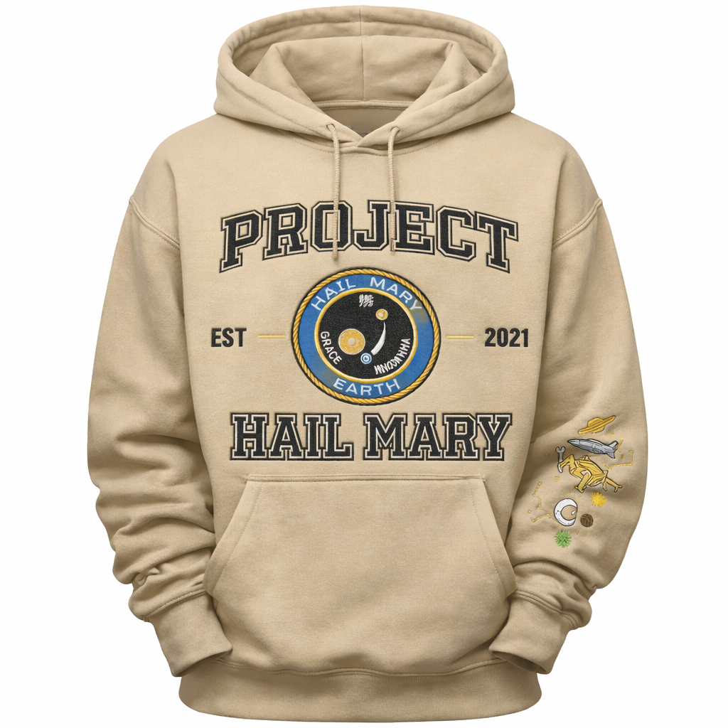 Project Hail Mary Embroidered– Space Sci-Fi Bookish Pullover