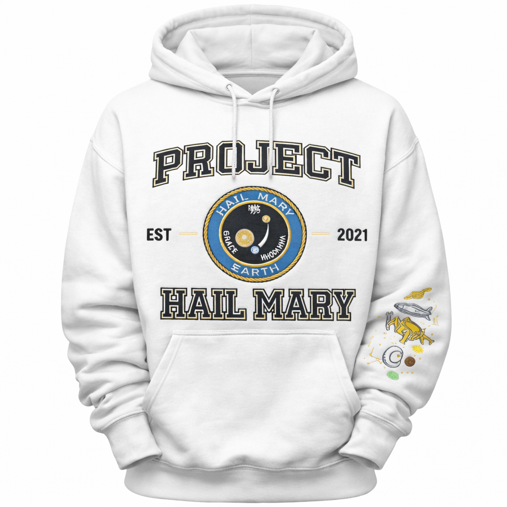 Project Hail Mary Embroidered– Space Sci-Fi Bookish Pullover