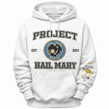 Project Hail Mary Embroidered– Space Sci-Fi Bookish Pullover