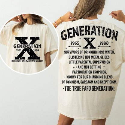 Retro Generation X Definition Shirt