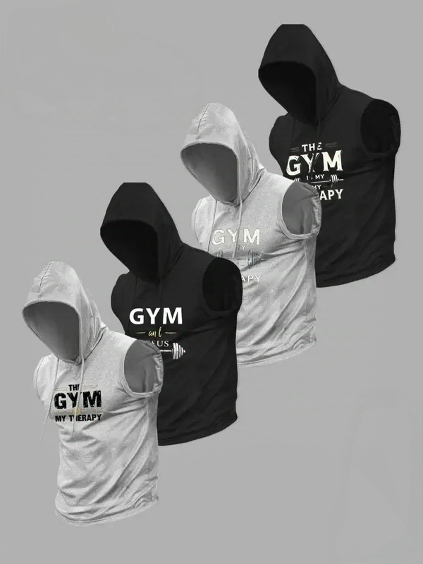 “Gym Therapy ” Hooded Tank