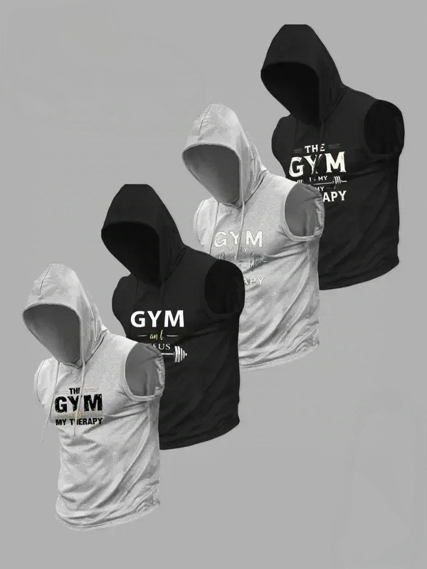 “Gym Therapy ” Hooded Tank