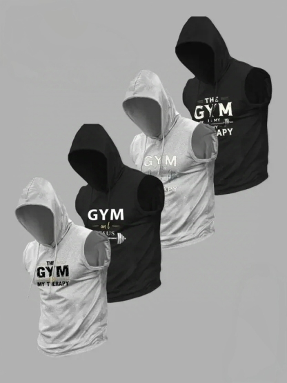 “Gym Therapy ” Hooded Tank