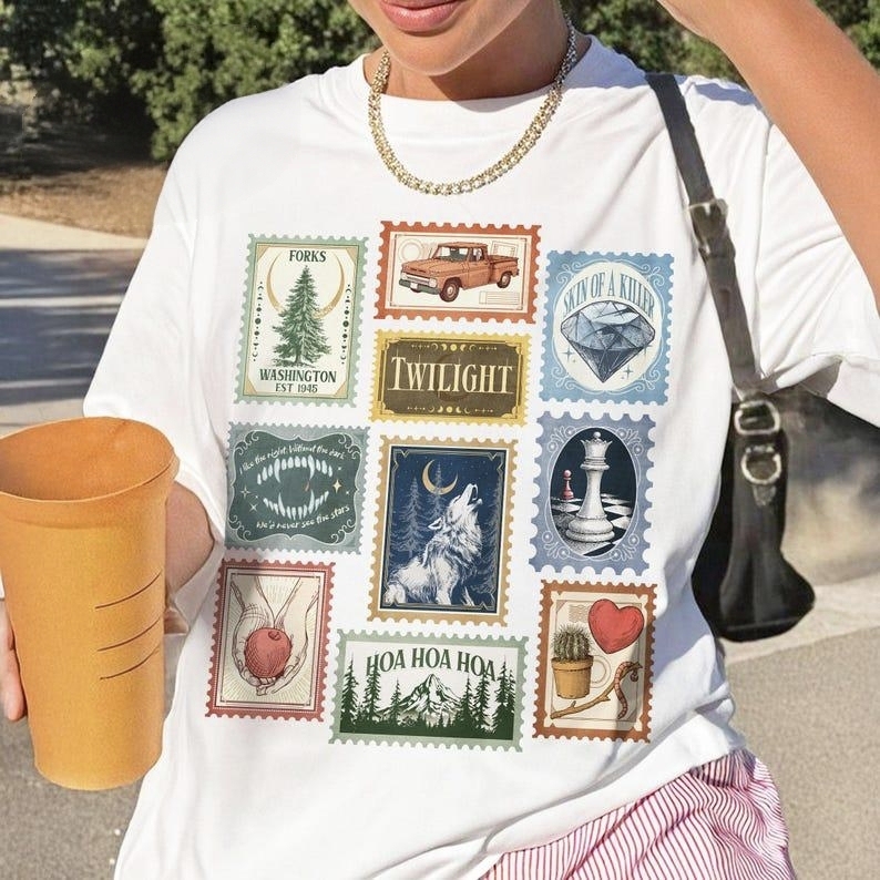 “Twilight Vintage Stamp” Movie Graphic Tee