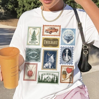 “Twilight Vintage Stamp” Movie Graphic Tee