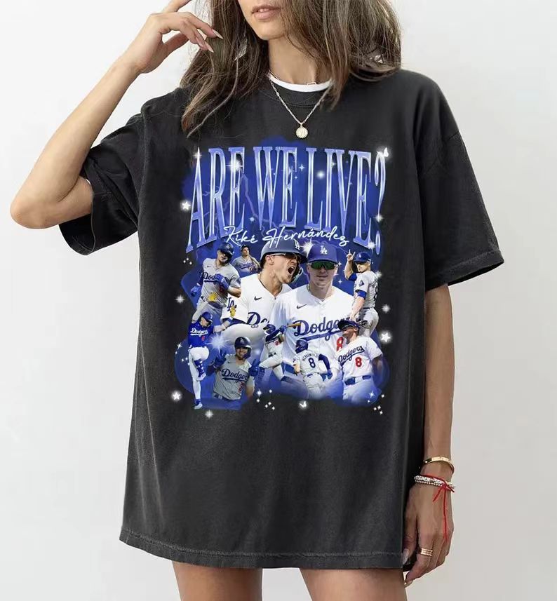 “Are We Live?” Sport Graphic Tee - Retro Baseball Player Tribute T-Shirt