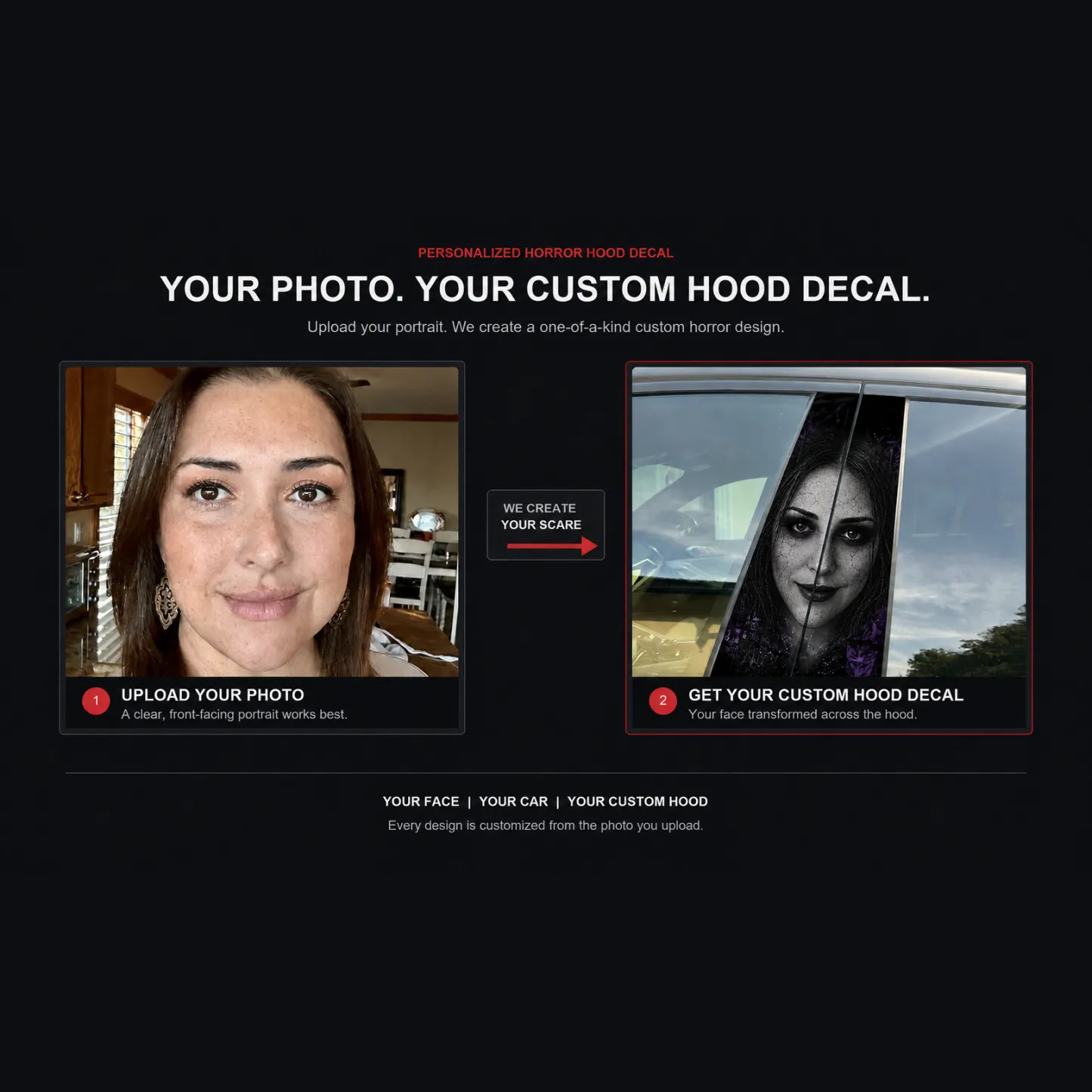 Custom Design Car Pillar Wrap