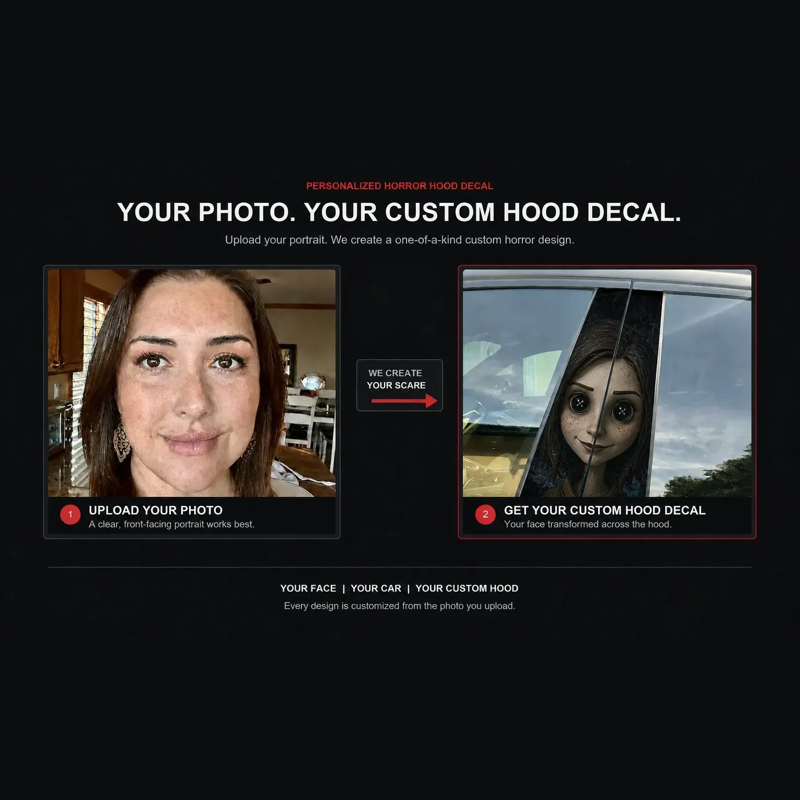 Custom Design Car Pillar Wrap