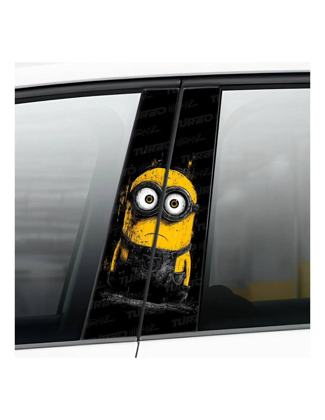 Minion from Horror - Car pillar sticker