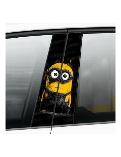 Minion from Horror - Car pillar sticker