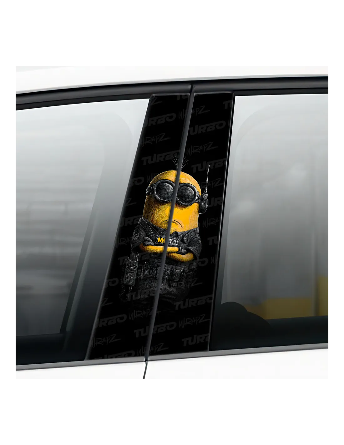 Minion Bodyguard 2 - Car pillar sticker