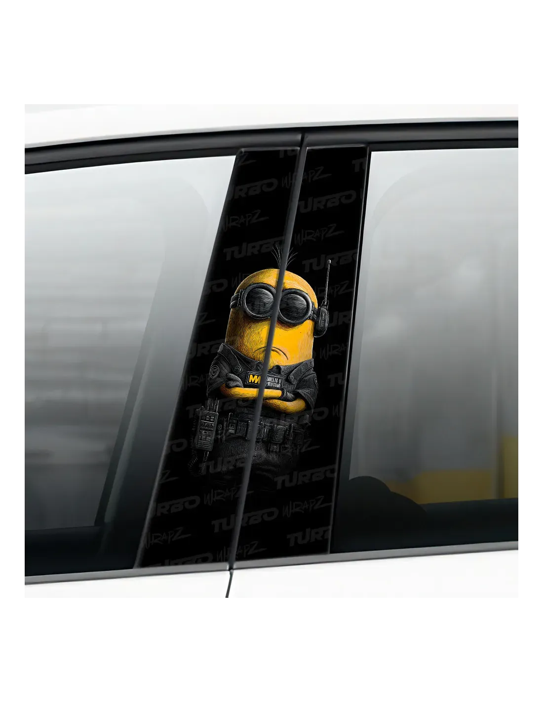 Minion Bodyguard 2 - Car pillar sticker