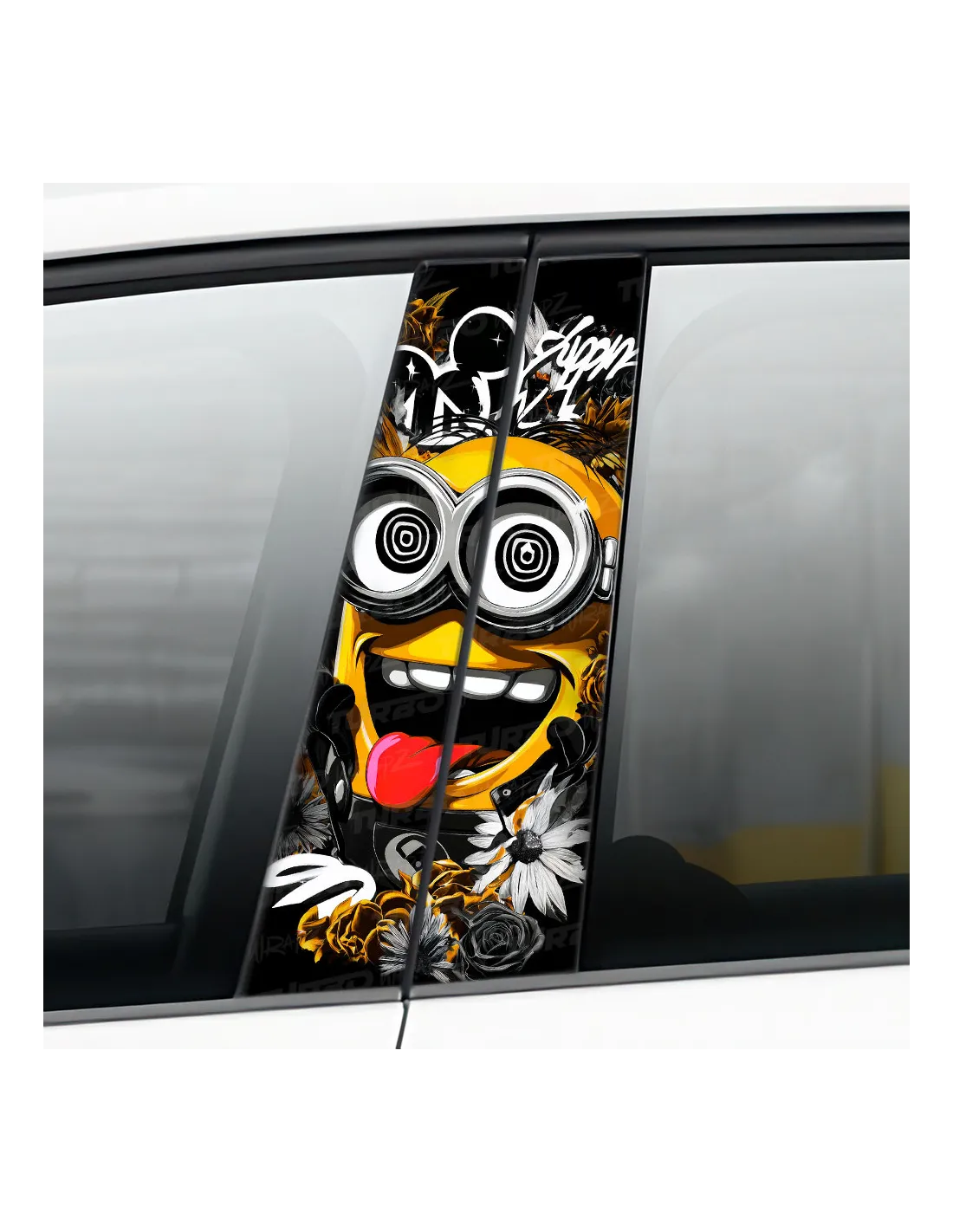 Minion Hypno Art - Car pillar sticker