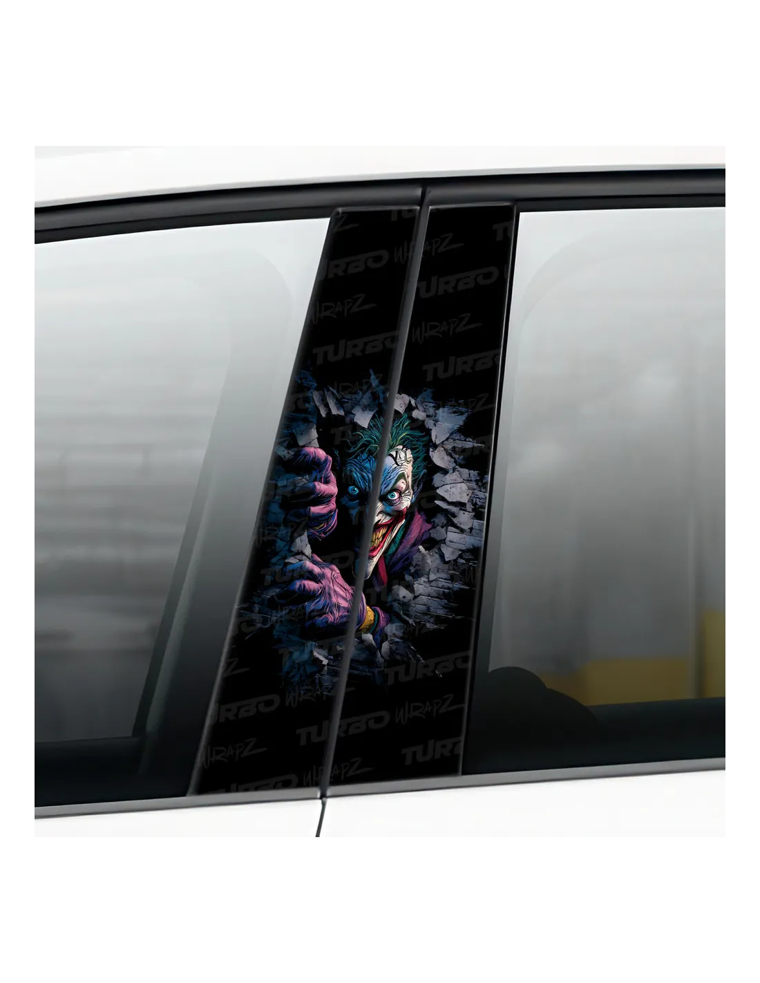 Cartoon Joker - Car pillar sticker