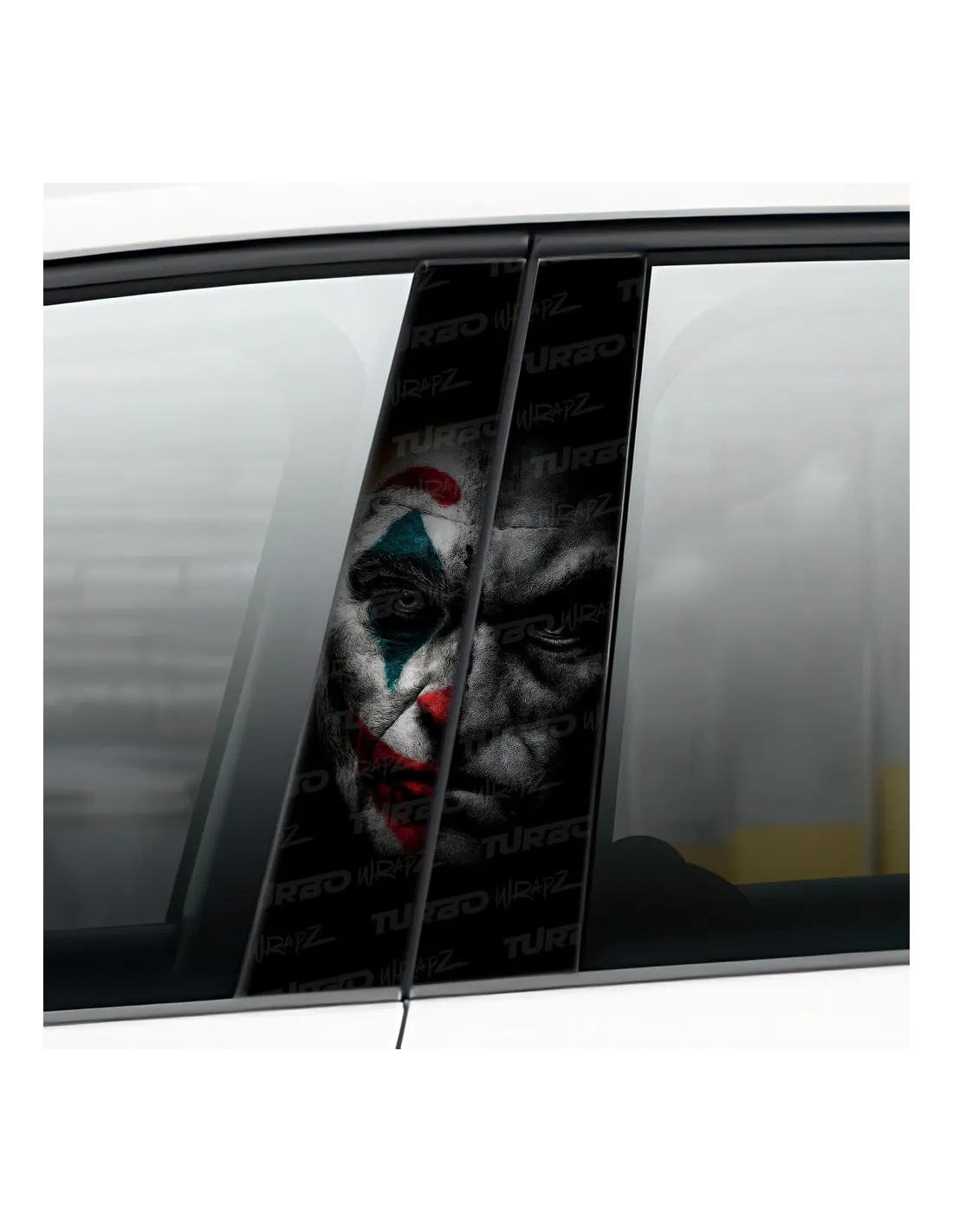 Joker vs Batman - Car pillar sticker