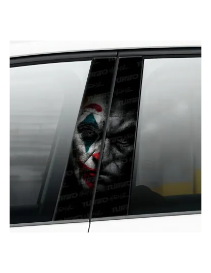 Joker vs Batman - Car pillar sticker