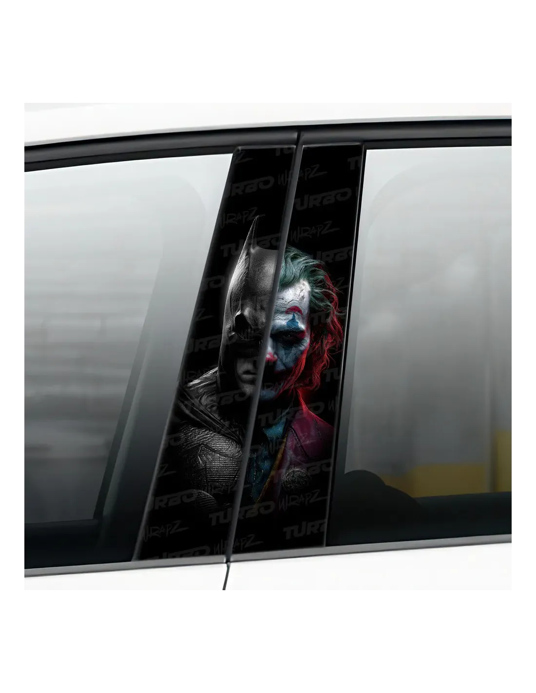 Joker vs Batman 2 - Car pillar sticker