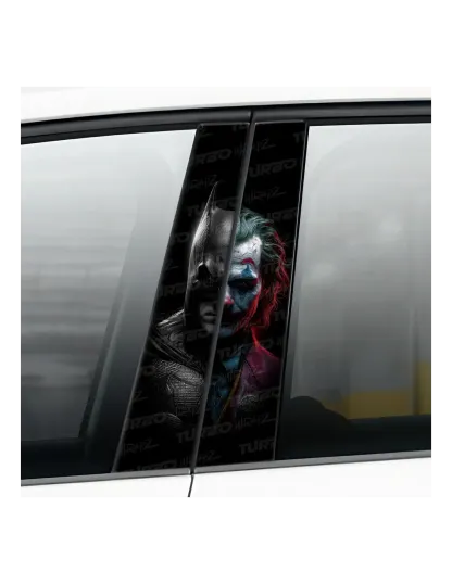 Joker vs Batman 2 - Car pillar sticker