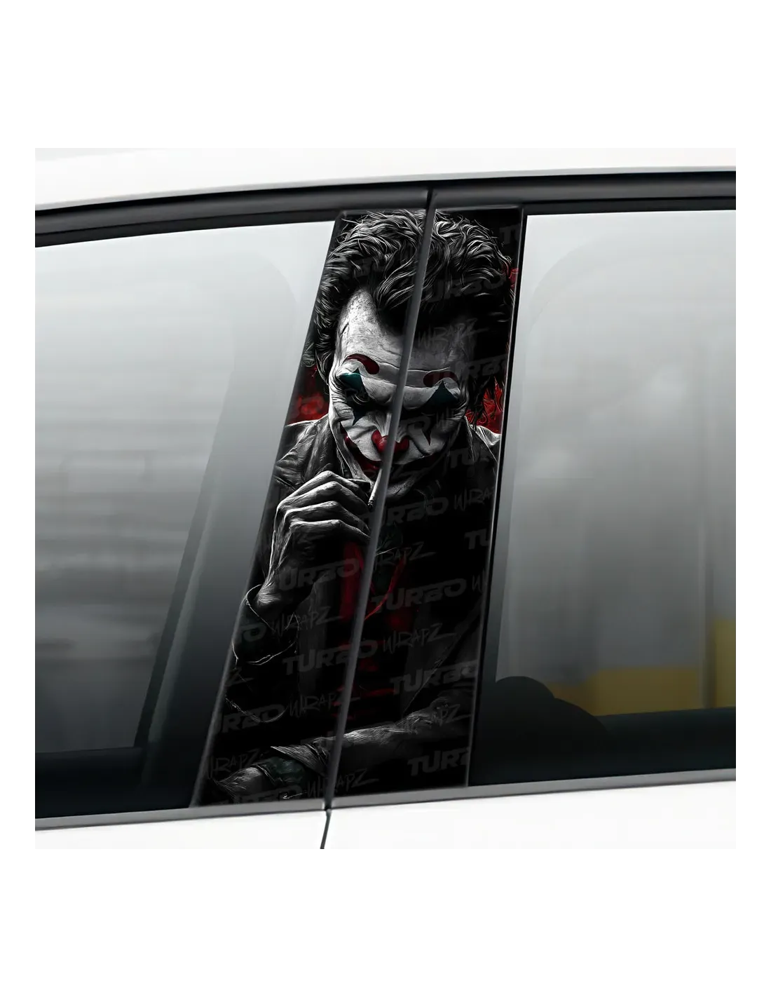 Joker with Cigar - Car pillar sticker