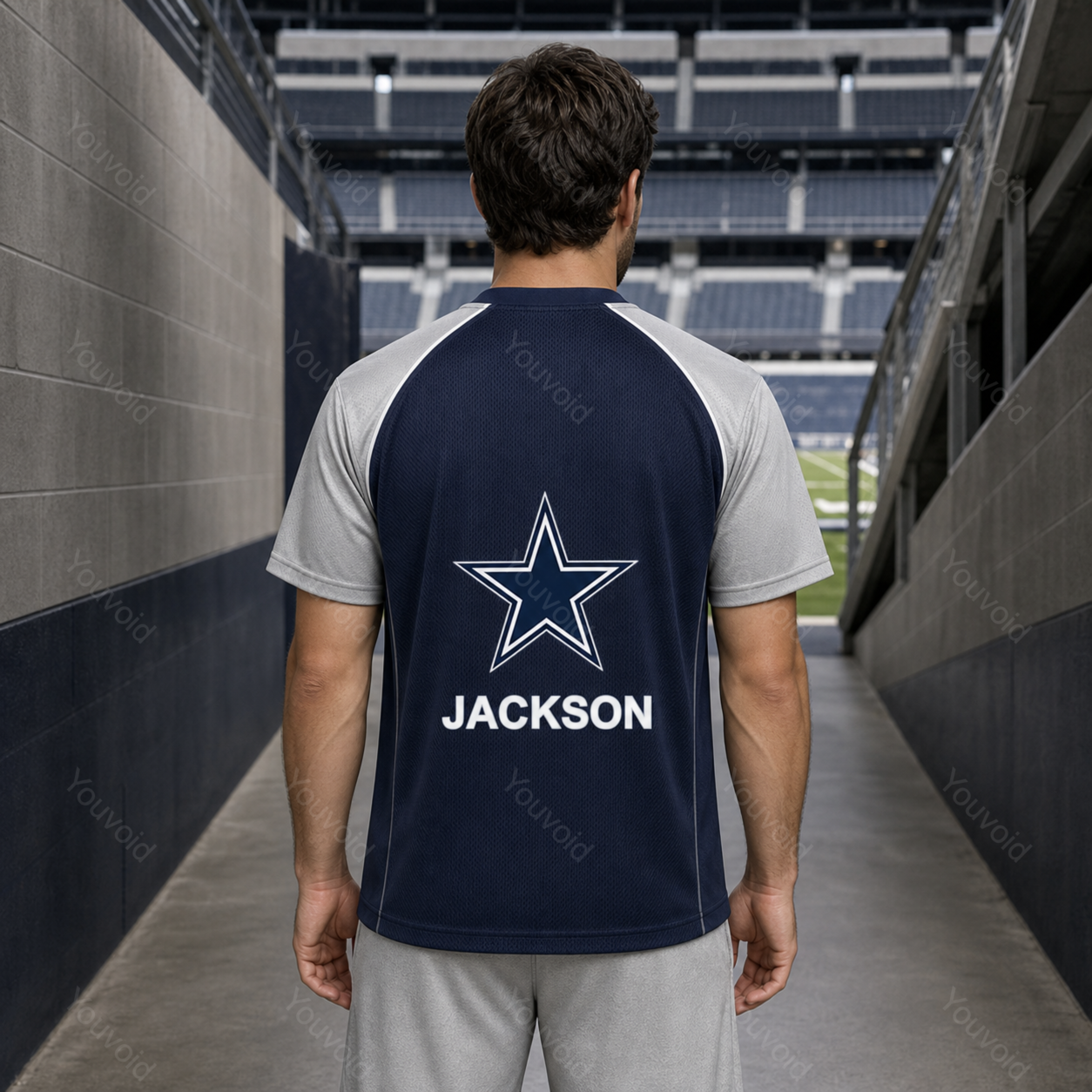 Custom Personalized NFL Team Sporty Jersey 