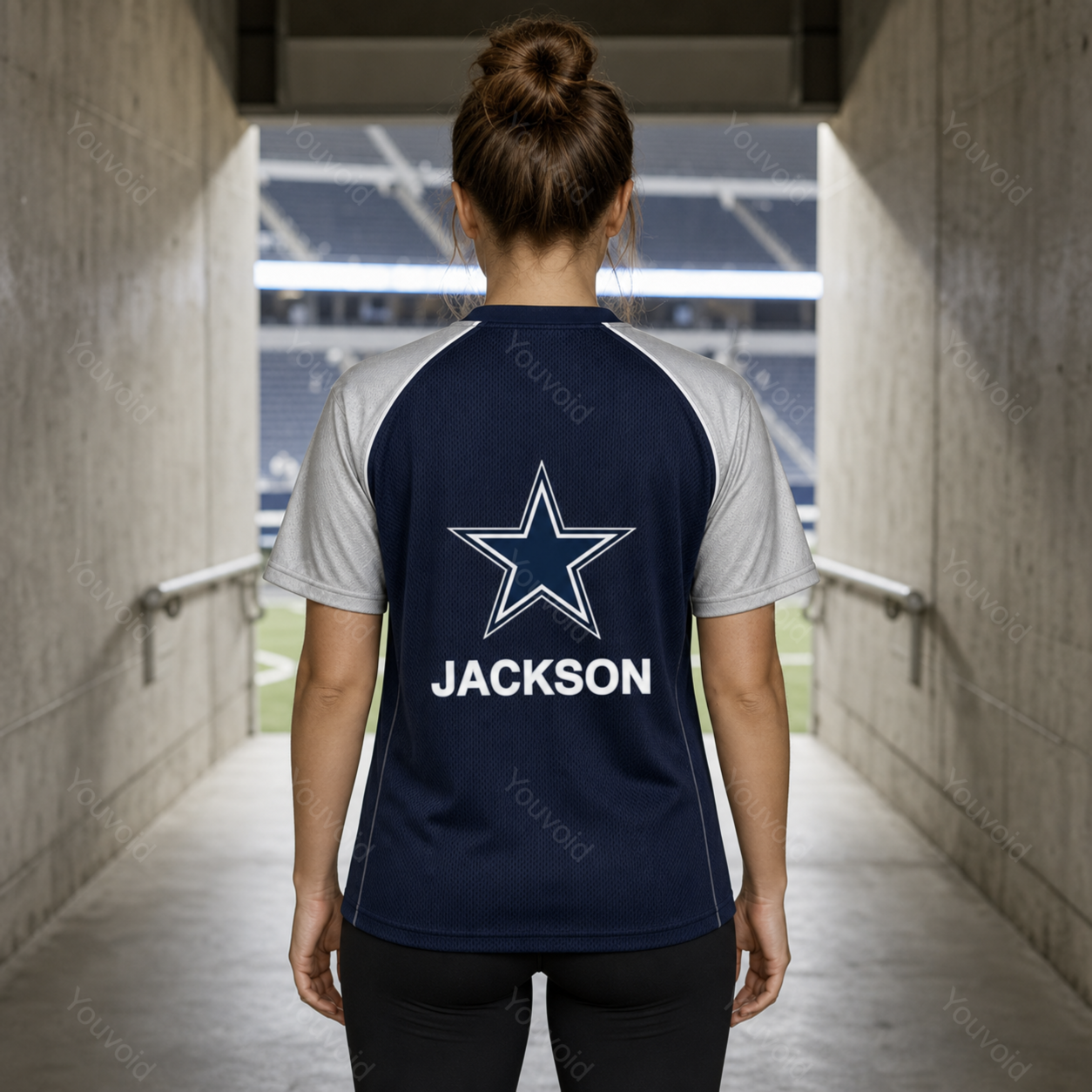 Custom Personalized NFL Team Sporty Jersey 