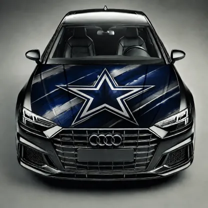 Dallas Cowboys Premium Car Hood Wrap - Universal Fit