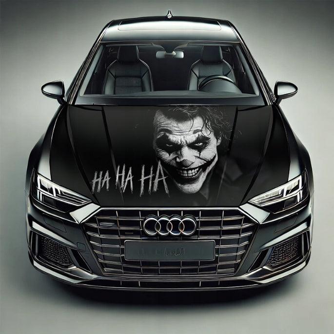 Premium Car Hood Wrap Universal Fit Joker