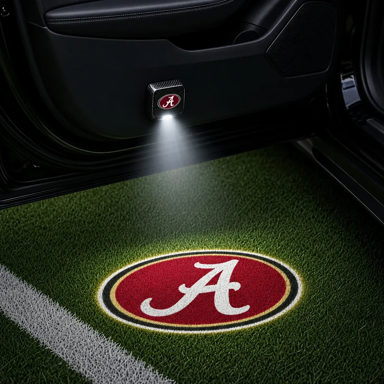 Alabama Crimson Tide Football Car Door Projector Light