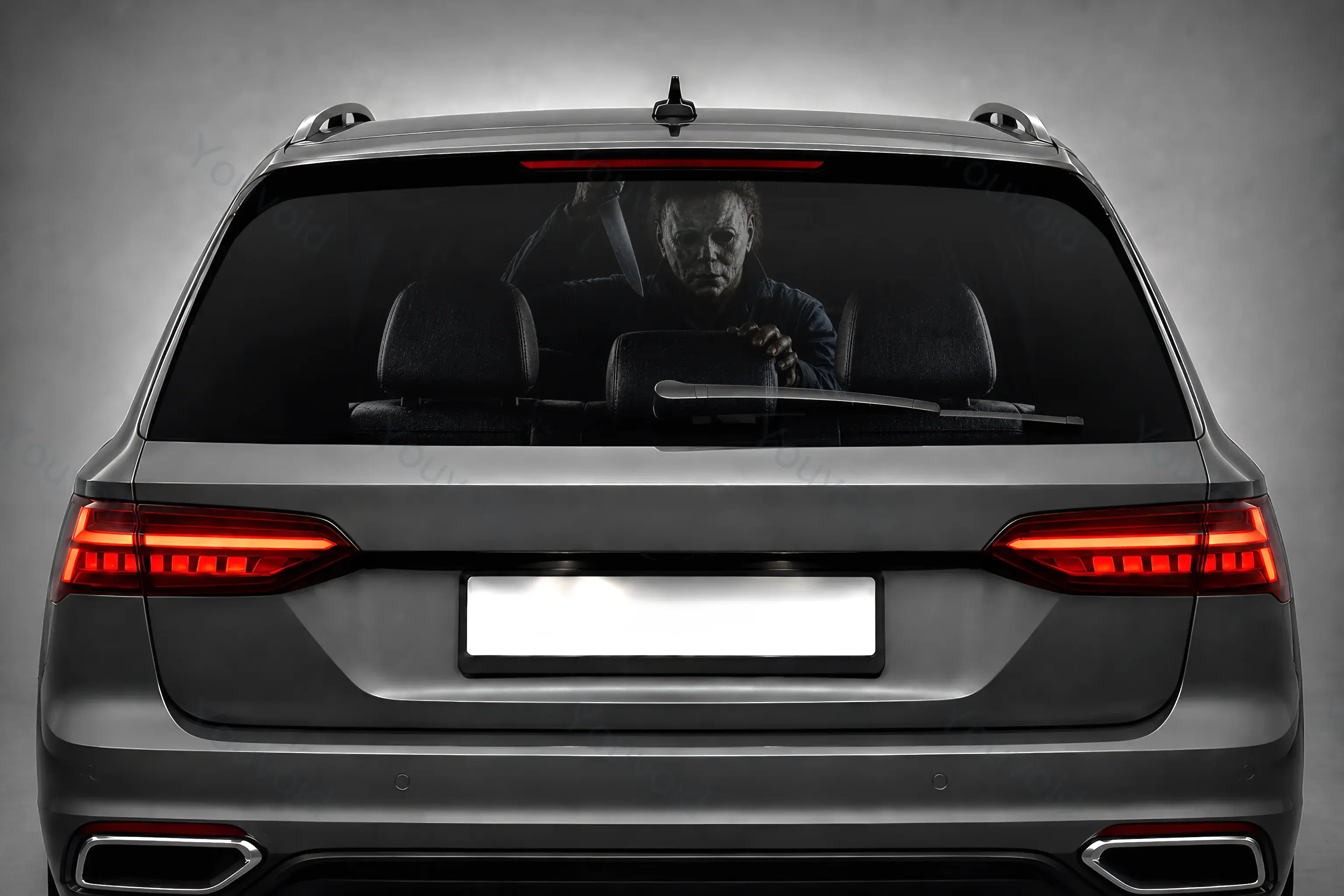 Michael Myers One Way Vision Rear Window Film, Universal Fit