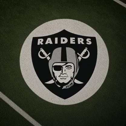Raiders Football Car Door Projector Light grass scene