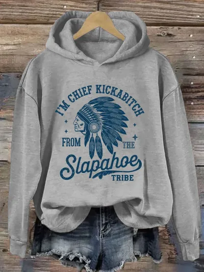 "The Chief" Funny Attitude Hoodie - Sarcastic Graphic Sweatshirt for Adults